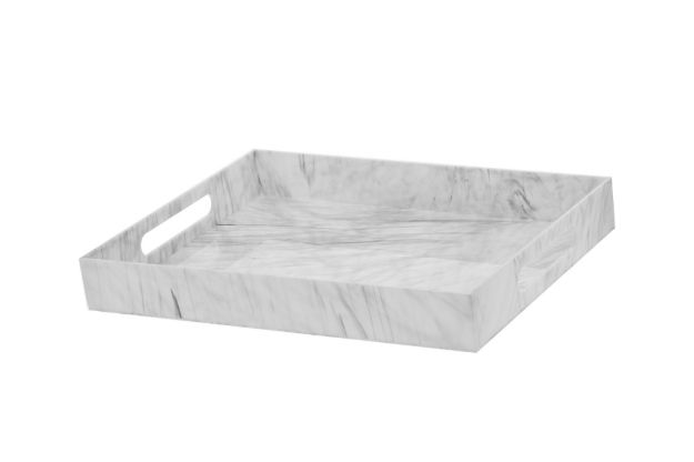 Tray Lucite Marble — alternate view | Judaica Square Lakewood