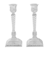 2498 Candlestick silver Plated  Diamond