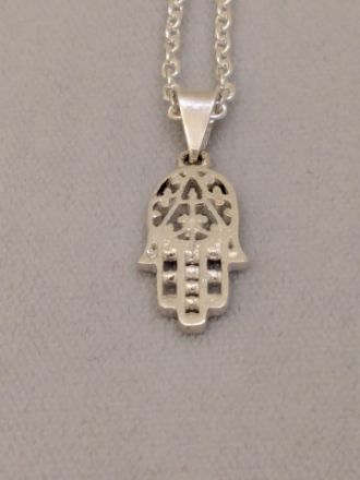 S484 Handcrafted Sterling Silver Hamsa