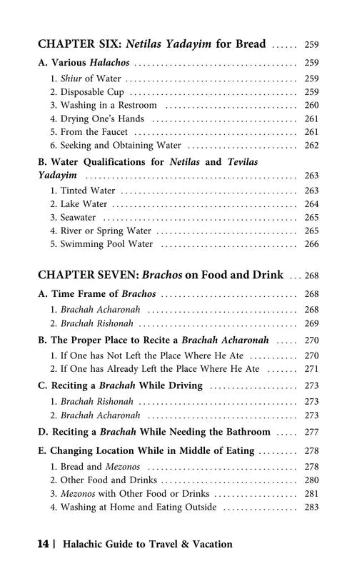 The Halachic Guide to Travel and Vacation