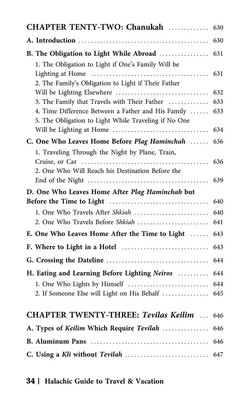 The Halachic Guide to Travel and Vacation