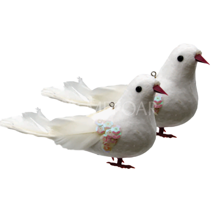 Noy Sukkah, Hanging 2 Dove, Bird - Sukkah Decorations