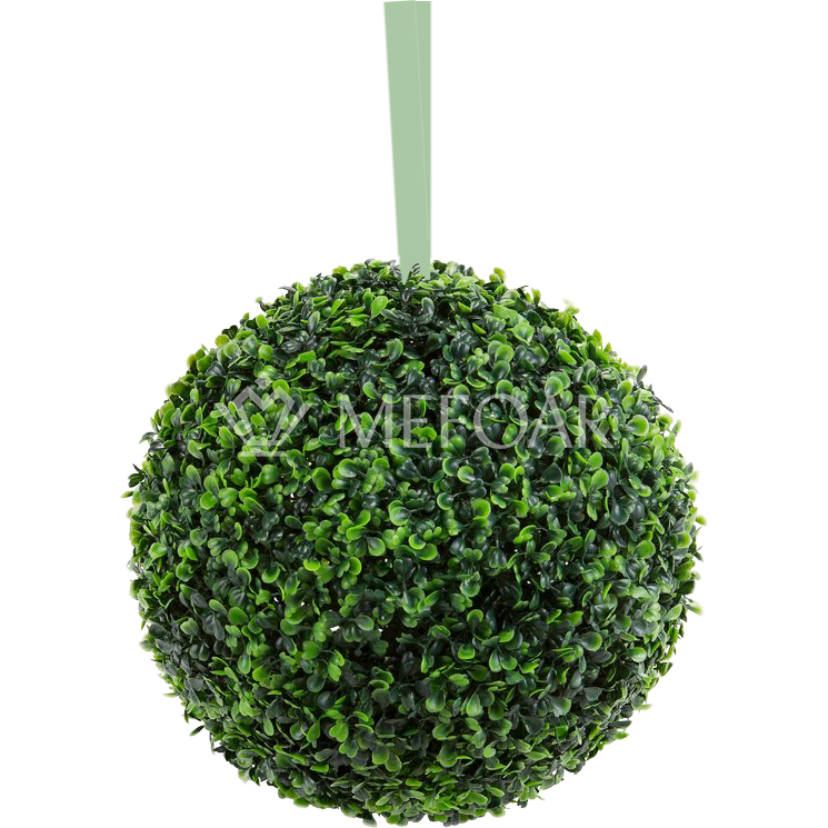 Noy Sukkah, Hanging Green Leaves Ball (big) - Sukkah Decorations