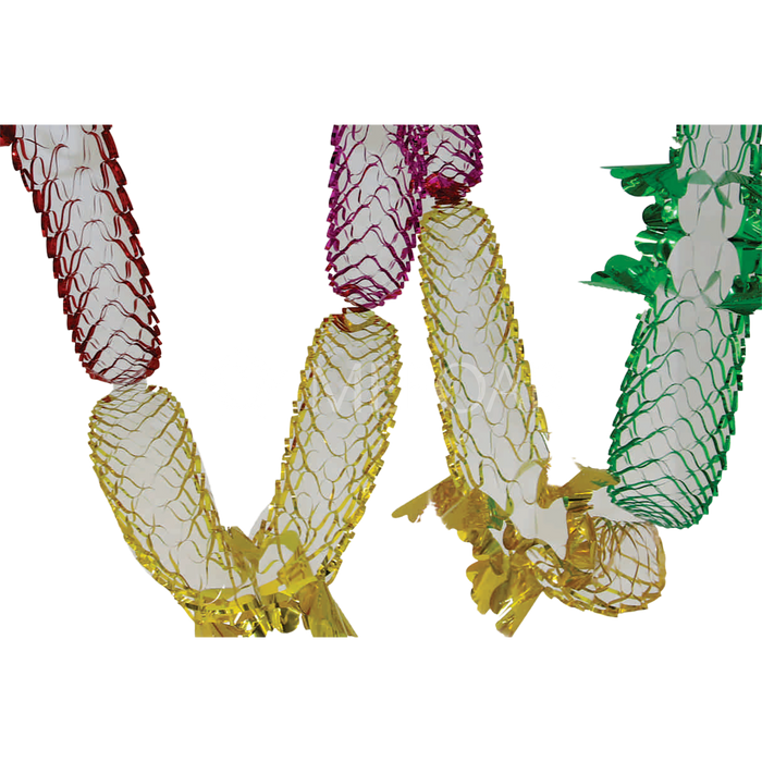 Noy Sukkah, Colored Chain With Colored Pedals, 5 Section (Medium) - Sukkah Decorations