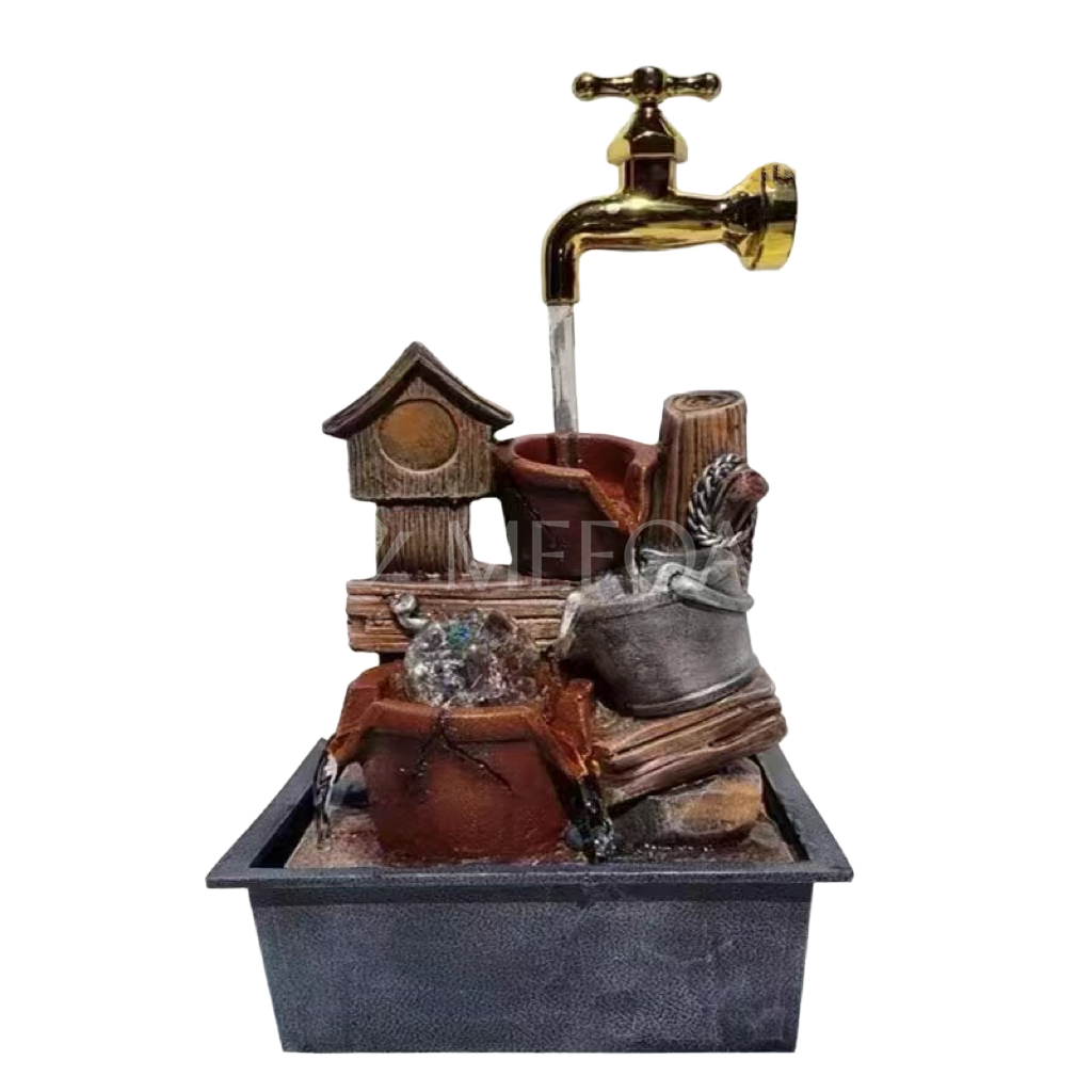 Noy Sukkah, Water Fountain Vintage Well - Sukkah Decorations