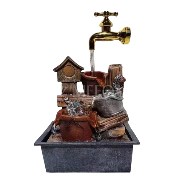 Noy Sukkah, Water Fountain Vintage Well - Sukkah Decorations