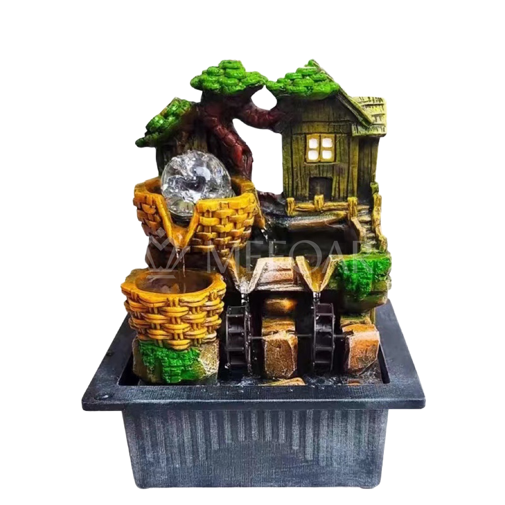 Noy Sukkah, Water Fountain House Style - Sukkah Decorations