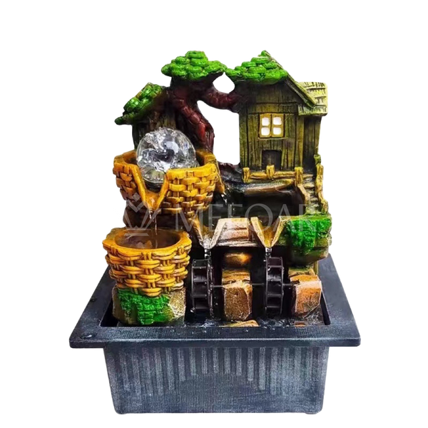 Noy Sukkah, Water Fountain House Style - Sukkah Decorations