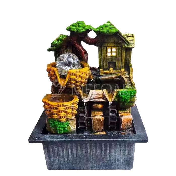 Noy Sukkah, Water Fountain House Style - Sukkah Decorations