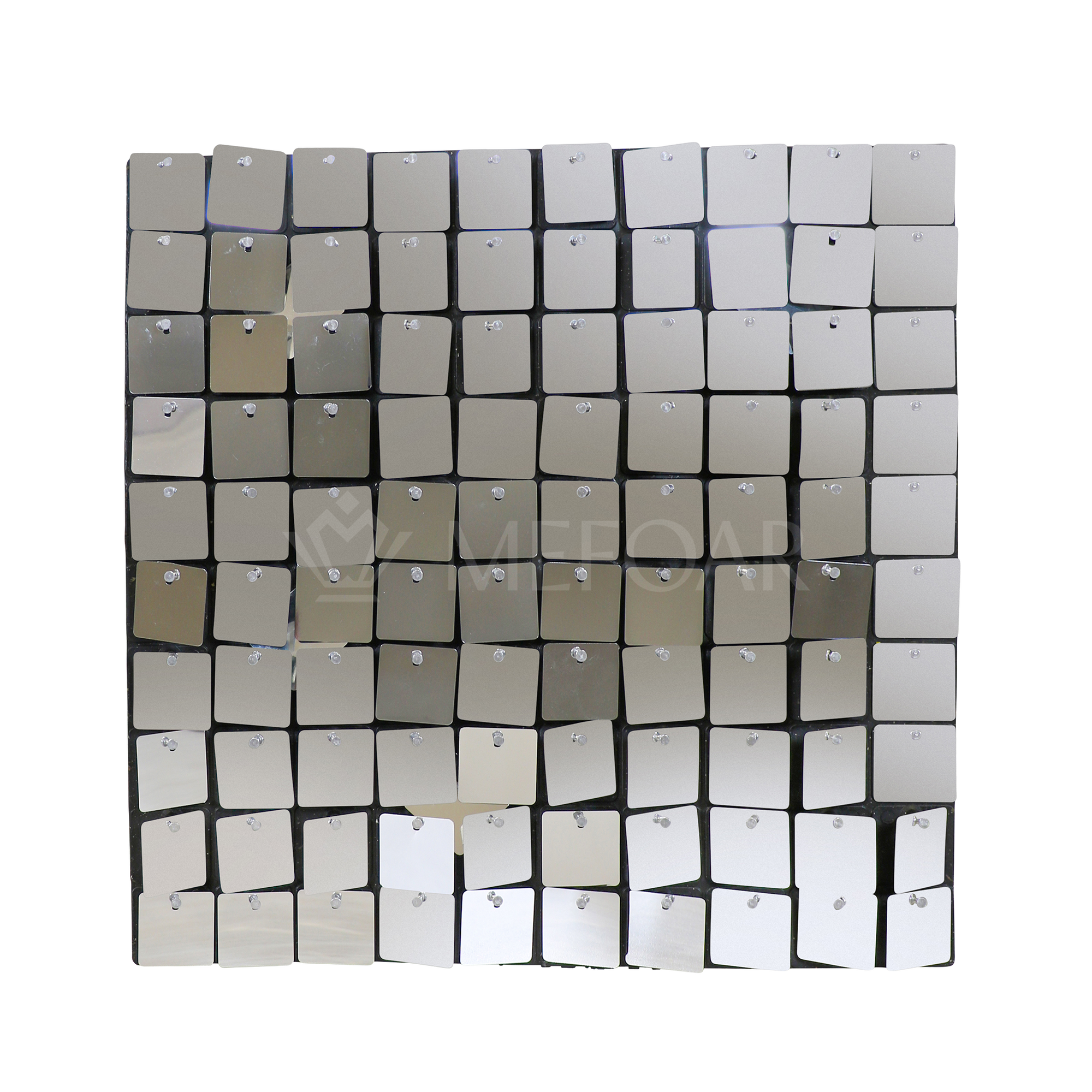 Noy Sukkah, SILVER  Sparkling Mosaic Board - Sukkah Decorations