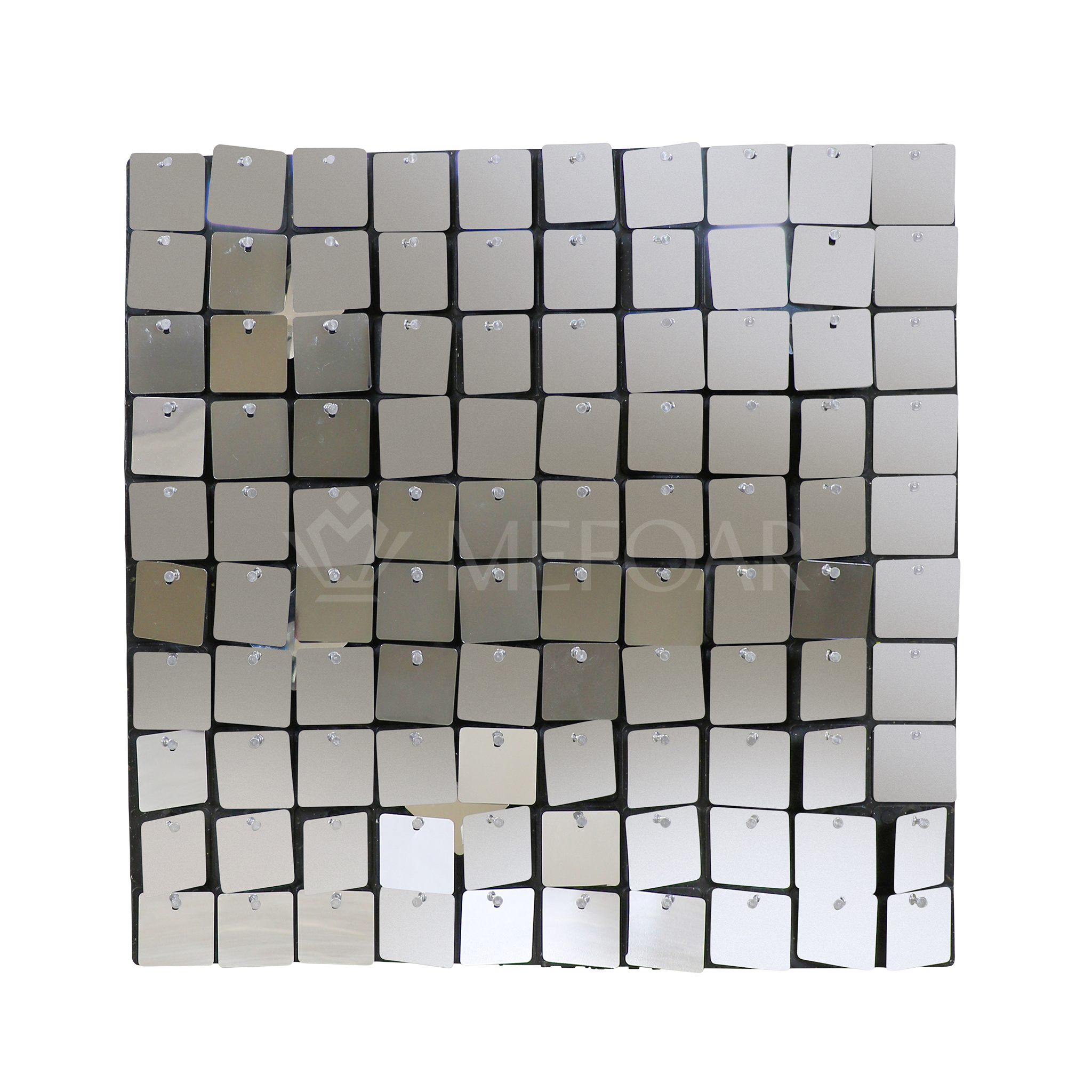 Noy Sukkah, SILVER  Sparkling Mosaic Board - Sukkah Decorations