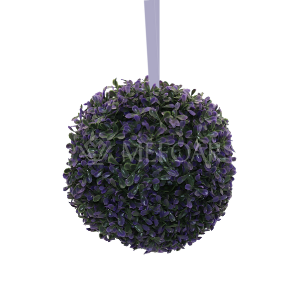Noy Sukkah, Hanging Purple Leaves Ball (small) - Sukkah Decorations