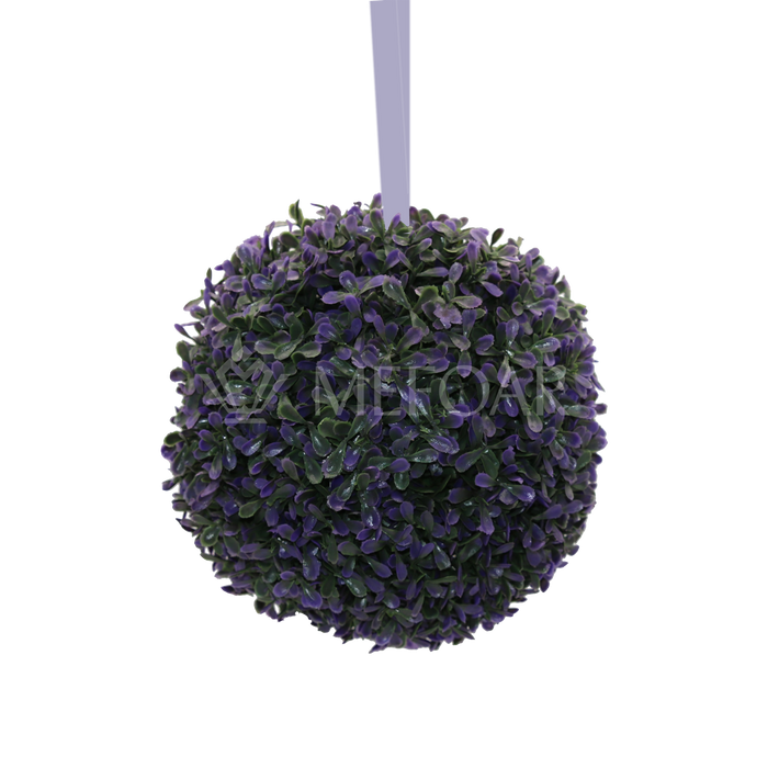 Noy Sukkah, Hanging Purple Leaves Ball (small) - Sukkah Decorations