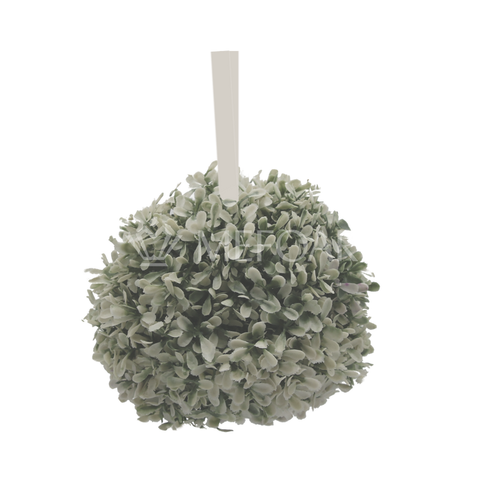 Noy Sukkah, Hanging White Leaves Ball (small) - Sukkah Decorations