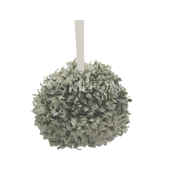 Noy Sukkah, Hanging White Leaves Ball (big) - Sukkah Decorations