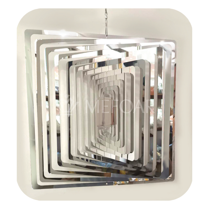 Noy Sukkah, Square Wind Spinner Metal - Judaica Posters & Murals