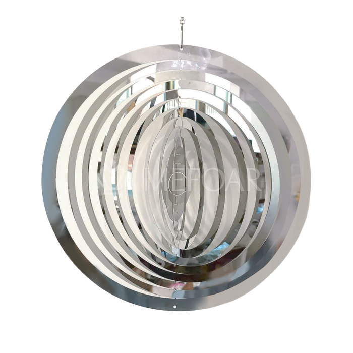 Noy Sukkah, Round Wind Spinner Metal - Judaica Posters & Murals