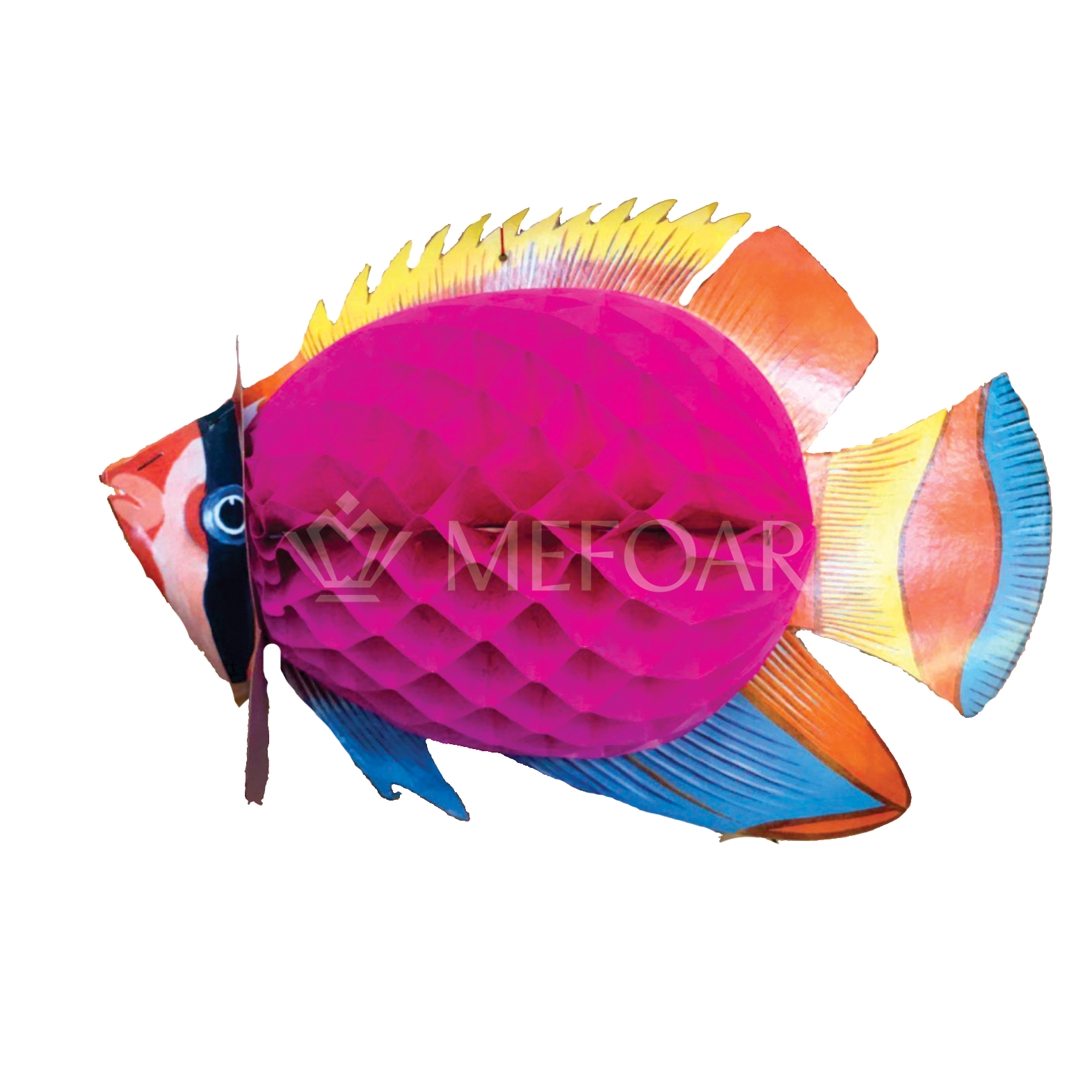 Noy Sukkah, Single Big Fish- Pink - Sukkah Decorations