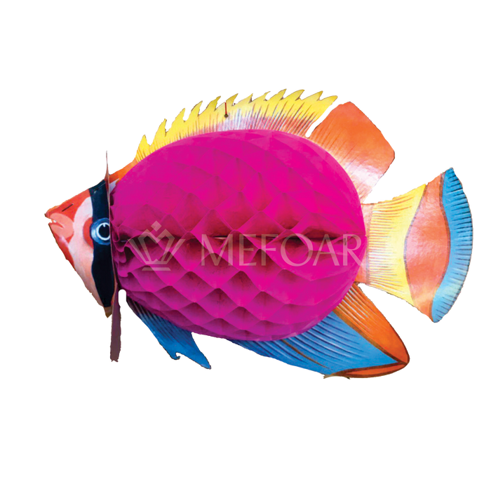 Noy Sukkah, Single Big Fish- Pink - Sukkah Decorations