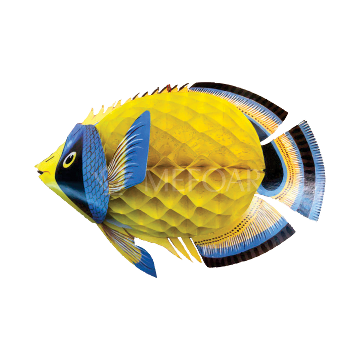 Noy Sukkah, Single Big Fish- Blue - Sukkah Decorations