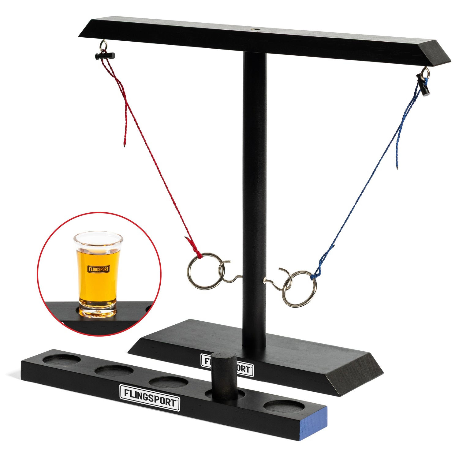 FlingSport Hook & Ring Toss Game - Table Top Edition — product view, view 3 | Judaica Square Lakewood