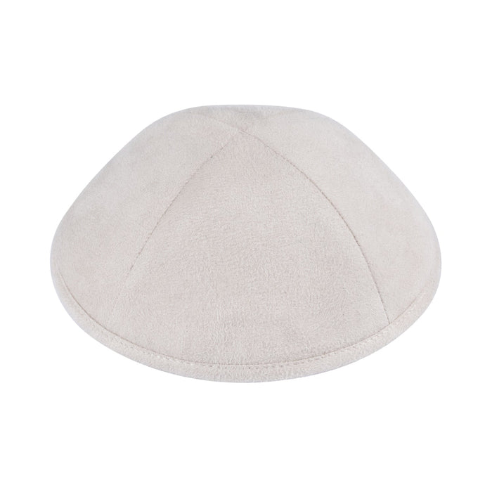 Ivory Suede Kippah - iKippah by Judaica Square