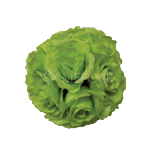 Noy Sukkah, Light Green Flower Balls - Sukkah Decorations
