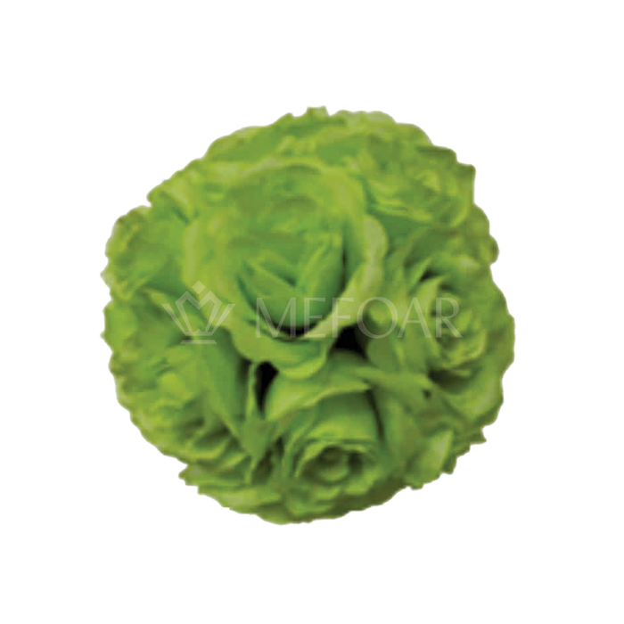 Noy Sukkah, Light Green Flower Balls - Sukkah Decorations