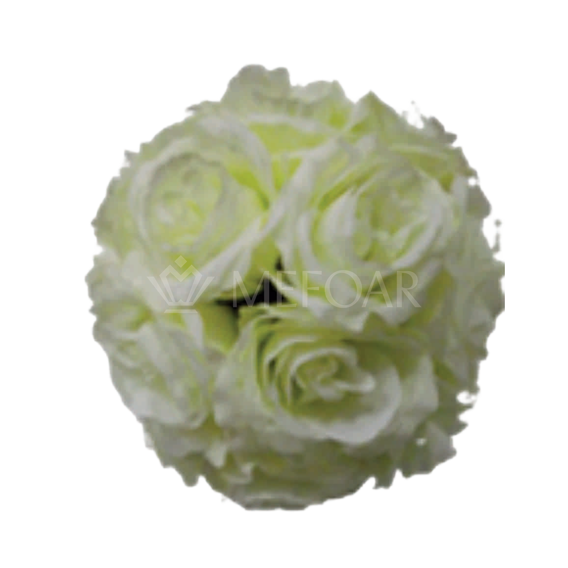 Noy Sukkah, Off White Flower Balls - Sukkah Decorations