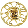 Gold Plastic Dreidel--3.5" (60 in a pack) (DR-D600929)