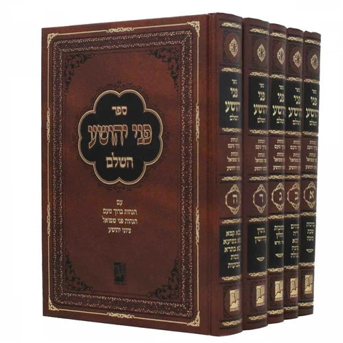Front cover of Pnei Yehoshua - Ohr Hachochmah 5 Volume Set - פני יהושע - אור החכמה ה' כרכים