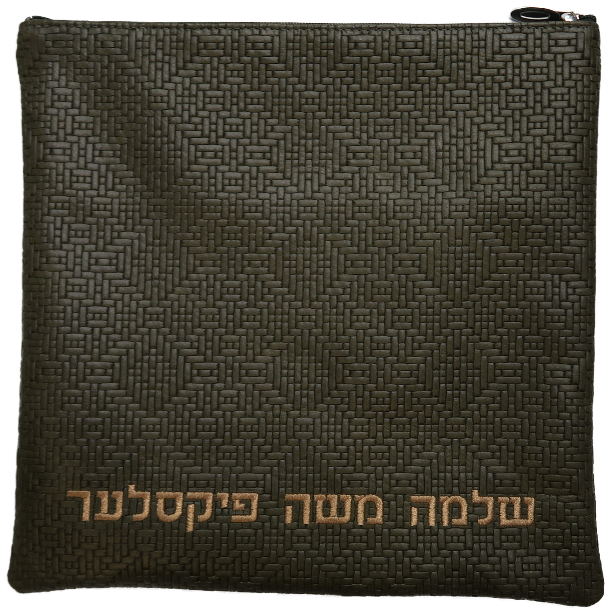 Prestige Regal Leather Tallit & Tefillin Bag (100F-LV)
