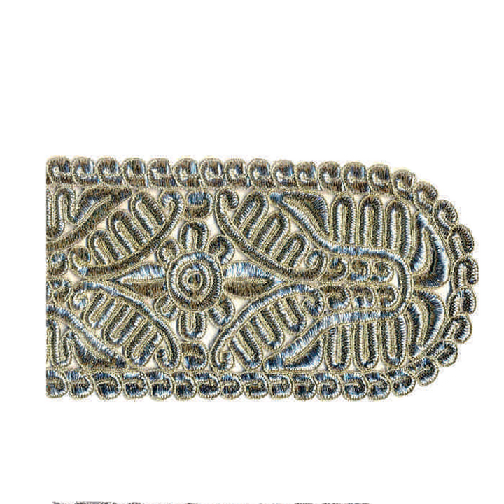 Traditional Gold Atarah, Geflochten, 5.5 × 38 in — Regular Satin
