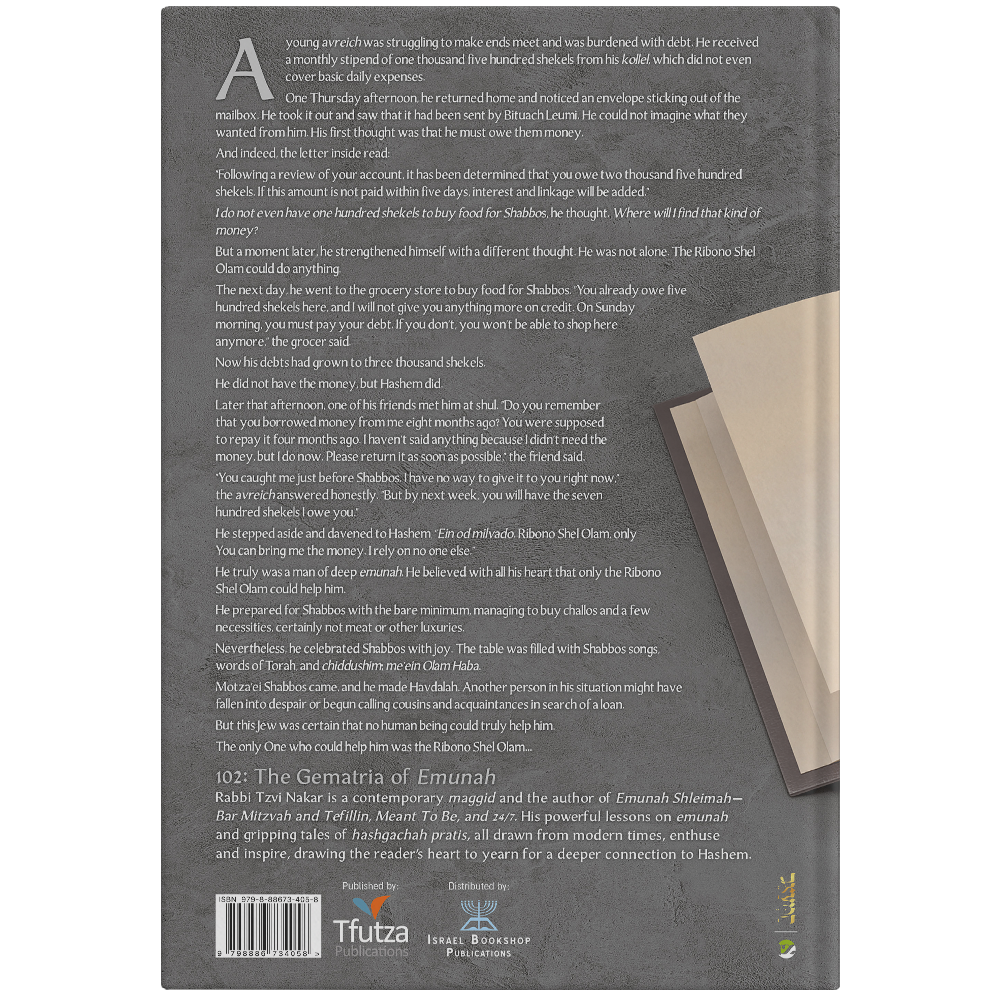 Back cover of 102 Stories That Changed People's Lives, Volume 5 by Rabbi Tzvi Nakar