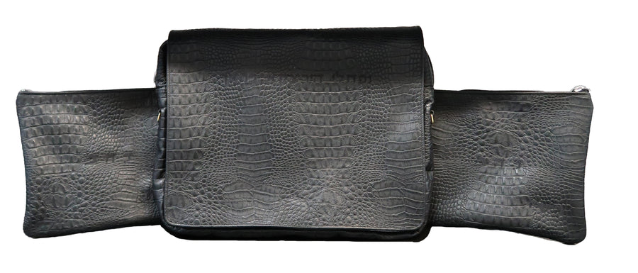 Personalization preview — Croc Tallit & Tefillin Bag — Travel & Compact Design, Exclusive Collection