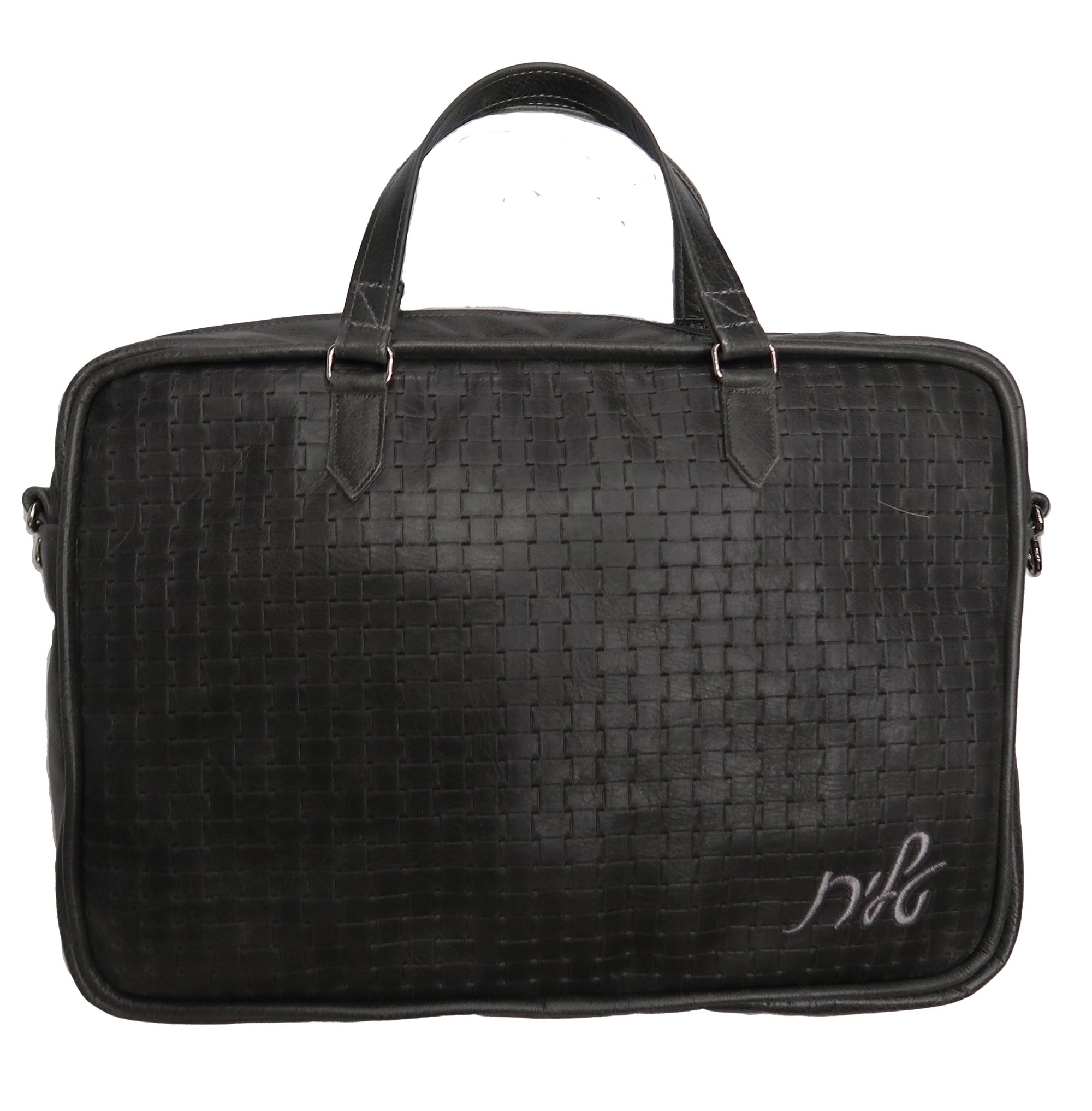 Prestige Custom Leather Tallit & Tefillin Bag — Travel & Compact Design (1050B-CH)