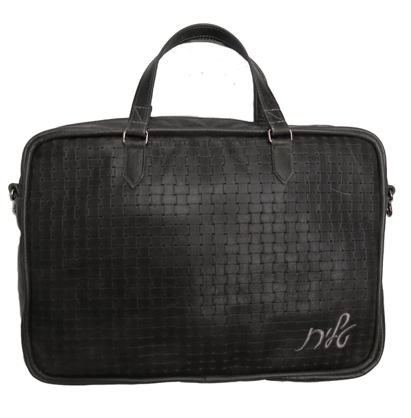 Prestige Custom Leather Tallit & Tefillin Bag — Travel & Compact Design (1050B-CH)