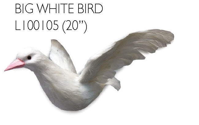 Big White Bird 20"