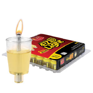 EZ Light Gelled Cups, 1.5-Hour — pre-filled gel menorah cups with wicks | Judaica Square Lakewood