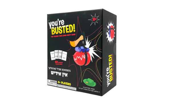 You're Busted Party Game - Mitzvah Family Ticking-Timer Game, Ages 8+ — ticking timer | Judaica Square Lakewood
