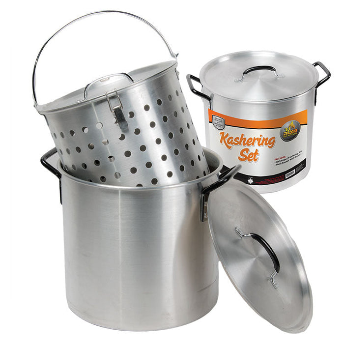 Kashering Pot with Mesh Basket — Judaica Square