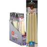 8-Hour Beeswax Seder Candles — four natural beeswax tapers | Judaica Square Lakewood