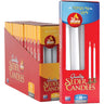 European Seder Candles, 8-Hour — four extra-white Seder candles in a 4-pack | Judaica Square Lakewood