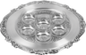 Plastic Ka'arah Plates — six lightweight plastic seder plate dishes | Judaica Square Lakewood