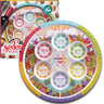 Melamine Seder Plate Jerusalem Design — 12-inch plate with Jerusalem skyline motif | Judaica Square Lakewood