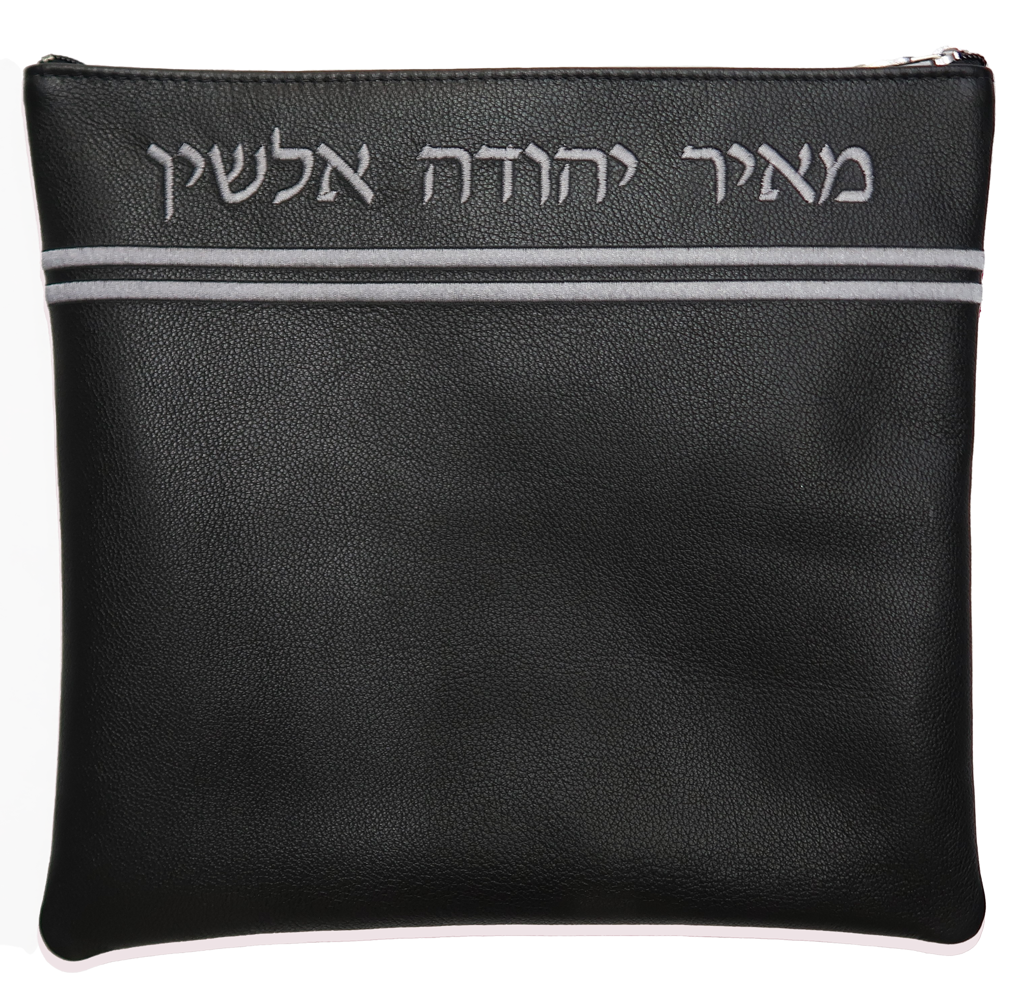 Prestige Classic Leather Tallit & Tefillin Bag (125B-BK)