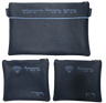 Prestige Leather Chabad Bar Mitzvah Set — Diamond & Chabad Design, Classic Collection (125B-BL)