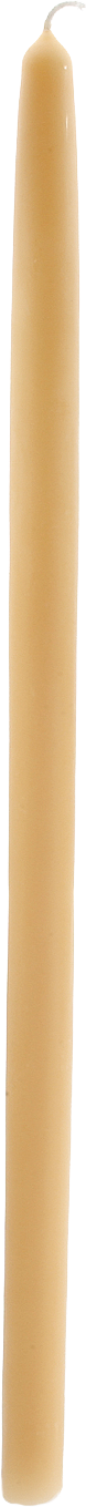 Yom Kippur Candle, Yellow — 14″ Yellow Beeswax, 1-Day Burn