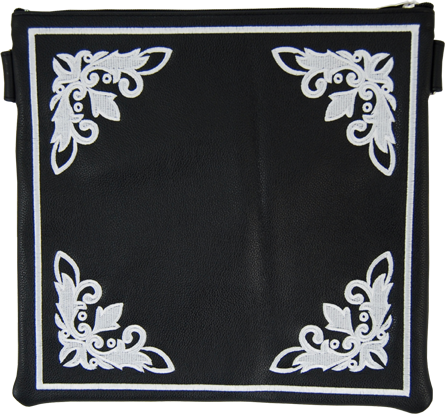 Prestige Leather Tallit & Tefillin Bag (130D-BK)