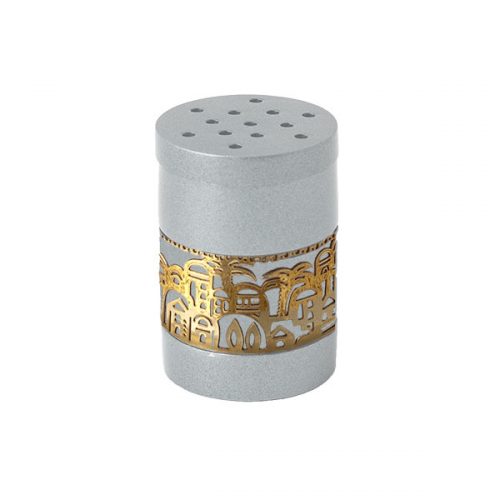 Emanuel Anodized Aluminum Spice Box with Metal Cutout